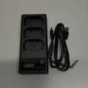 K&F CONCEPT LP-E6NH 3-Slot Charger, LP-E6 LP-E6N Battery Charger with LCD Display for Canon EOS R5 R6 R7 5D 6D 7D Mark II Cameras