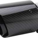 Carbon Fiber Exhaust Tip 2.5 Inlet 3.5 Outlet Real Carbon Fiber 2.5 to 3.5 Exhaust Tip