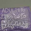 MNLYBABY I Am Done Adulting Sweatshirt for Women Cute Graphic Sweatshirts Casual Long Sleeve Vacation Trip Shirt Tops Purple (Purple, M)