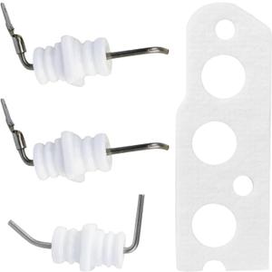 104000192-K Flame Rod Electrode Kit for Rinnai Tankless Water Heaters R75 and R94, 104000012 Flame Rod Electrode Kit Water Heater Compatible with Rinnai VB2528FFUD VB2528WD KA2530FFUD, 3 Pcs