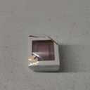 HUIHUANG Dusty Rose Sheer Wired Ribbon with Satin Stripe 2.5 inch Mauve Wire Ribbon for Bows Making, Wreaths, Gift Wrapping, Wedding Bridal Shower Decor, Christmas Tree-Continous 10 Yards