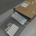 SZHLUX 32" Live Animal Cage Trap, Heavy Duty Folding Raccoon Traps, Humane Cat Trap for Stray Cats, Raccoons, Squirrel, Skunk, Mole, Groundhog, Armadillo, Rabbit, Catch and Release