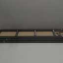 You Have Space Black Floating Shelves for Wall, 34 Inch Video Games CD DVD Storage Shelves, Cube Storage Organizer Shelf Set of 3