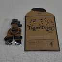 DOK TigerToes Premium Non-Slip Dog Socks for Hardwood Floors - Extra-Thick Grip That Works Even When Twisted - Prevents Licking, Slipping, and Great for Dog Paw Protection (Cool Caramel, X-Small)