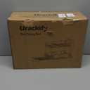 Urackify Dish Drying Rack for Kitchen Counter, Expandable 2 Tier Dish Rack, Large Capacity Dish Drainer with Drainboard Multifunctional Dish Strainer with Removable Cutlery Holder Black