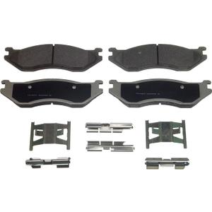 Wagner ThermoQuiet MX966B Front Disc Brake Pad Set Semi-Metallic for Dodge Ram 1500
