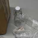 Kingrol 8 Pack 8 oz Swing Top Glass Bottles, Airtight Lid Syrup Bottles, Flip Top Brewing Bottle for Kombucha, Kefir, 2nd Fermentation, Beverages, Water