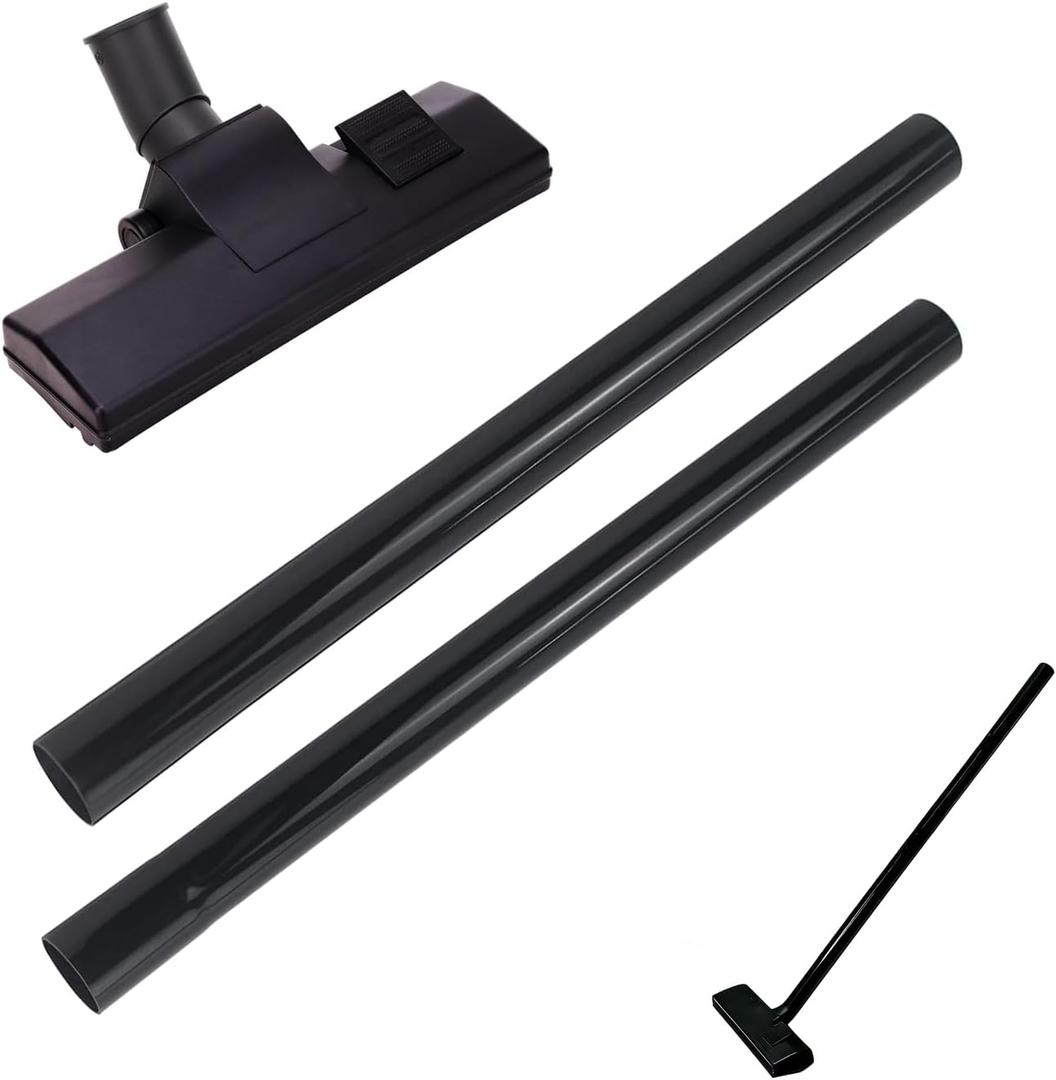 32mm (1.25 In) Vacuum Accessory Set, Floor Brush with 2 Extension Wands
