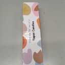 MAITREYA Ivory Tall Taper Candle Stick Candles Spiral Taper Candles-Set of 4 for Decoration Weddings Party Church-Unscented Dripless Candles,10inch(D-Ivory-New)