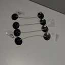 4 Pack Refrigerator Locks with 8 Keys,Child Safety Fridge Lock,Refrigerator Lock Combination,Mini Fridge,File Drawer,Toilet Seat Lock with Strong Adhesive (Black)