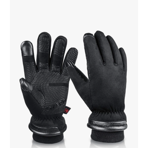 OZERO Waterproof Winter Gloves Men Women -30 ℉ Cold Proof Touchscreen Anti Slip Silicon Palm - Heated Glove Thermal for Driving Cycling Motorcycle in Cold Weather Warmest Gifts for Dad XL
