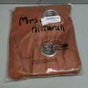 KOUFALL Burnt Orange Curtains 2 Panels,Sheer Linen Grommet Bohemian Curtains for Living Room Bedroom,84 Inches Long,Dark Dusty Orange