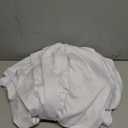 Smiry Spandex Tablecloth, Elastic Fitted Stretch Tablecloth for 6FT Rectangle Tables, Waterproof Washable Table Cover Skirt for Outdoor, Wedding, Banquet & Parties (White, 72Lx30Wx30H Inch)