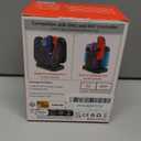 Switch Joycon Charger for SW 1&2 Model, 2-in-1 Charging Dock for Nintendo Switch 2025/OLED/Original Joycons, Fast Charger Station with 9 RGB Modes, for Joy-Con 2/1 Accessories, 6.2/7.9 inch (Black)