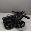 Economy Knee Scooter Steerable Knee Walker for Foot Injuries Compact Crutch Alternative with Dual Braking System (Black)