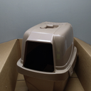 Van Ness Pets Odor Control Large Enclosed Cat Litter Box, Hooded, Pearl, CP6