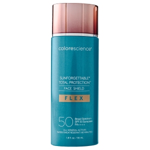 Colorescience Total Protection Face Shield Flex SPF 50, Zinc Oxide Formula, Medium, 1.8 fl. oz.