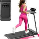 Electric Treadmills for Home Exercising, 0.6-10MPH Portable Treadmills for Home Small Spaces, 3.5HP Mini Treadmills with Handles, 400LB Walking Pad Treadmill with Handle Bar and Incline