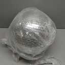 12inch Disco Ball Mirror Balls Large Hanging Disco Balls for Party Decorations, Weddings, Events, (12inch Disco Ball x 1pc, Replacement Mirror x 15pcs)