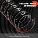 A-Premium Front Suspension Coil Spring Set Compatible with Honda | for Accord 2003 2004 2005 2006 2007 2.4L, Driver and Passenger Side, 2-Pack, Replace# 51401SDAA03, 51401SDAA13