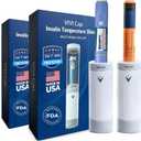 VIVI Cap Insulin Pen Temperature Protection Case 2 Pack | TSA Approved Insulin Cooler Protector Travel Case | 24/7 Heat & Cold Shield, Fits All Insulin & GLP-1 Pens (Ozempic, Saxenda, Novo, Humalog)