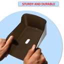 Doorbell Rain Covers for Outside,Grey Plastic Protector Cover,Access Control Keypad Shield,Sun Shade,Compatible with Most Door Access Attendance Machine and Video Doorbell