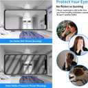 HJFF Led Light Bulb 500W Equivalent 7500 Lumen 5000K Waterproof E26/E27 Medium Base 60W led Bulb for Outdoor Indoor Lamp Area Garage Warehouse Workshop Street Backyard