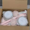 Wooden Baby Walker, Push and Pull Learning Walk Toys for Infants to Toddler, Walker with Wheels for Boys Girls, Gift for Birthday Christmas, Pink