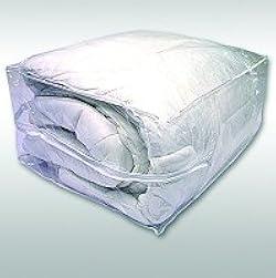 Clear Vinyl Zippered Storage Bag, 1 pc, 36 x 22 Inch