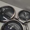 USELUCK Hybrid Non Stick Frying Pans with Lid,8/10/12 inch Frying Pan Set