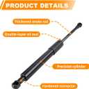 Tailgate Assist Shock for 2007-2021 Toyota Tundra, Truck Tailgate Shock Absorber Perfect Fit Factory Cable, Toyota Tundra Accessories 2007-2021, Truck Accessories, Cushioned Lowering, Black