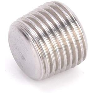 10pcs Male Thread Internal Hex Countersunk Plug Fitting Thread Socket Hex Socket 304 Stainless Steel BSPP Pipe Plug Fitting Assortment Set(1/8in)