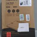 HUANUO Laptop Lap Desk with Cushion, Fit up to 17" Laptops, Woodgrain