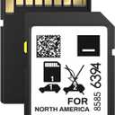 2025 Latest Update Satellite Navigation SD Card Compatible with Cadiliac Chevrolet Buick GMC,North America Maps,Plug and Play Install,GPS in-Dash Navigation Accessories Part 85856394