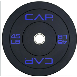 CAP Barbell Rubber Olympic Bumper Plate | Multiple Options | 45LB