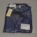 Ekouaer Silk Pajama Sets Womens Short Sleeve Sleepwear Satin 2 Piece Button Down Loungewear Pjs Shorts Set (Navy, S)