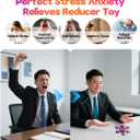 2 x Fidget Spinner, RizzRosa Metal Fidget Spinner for Party Favors,Upgrad Luminous Stickers Fidget Spinners, Suitable for Travel, Friends Gathering, Decompression, Desktop Games,Noctilucent (Silver)