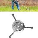 Steel Wire Grass Trimmer Head, 2025 New String Trimmer Replacement Head,6 Inch Wired Trimmer Blade,Metal Weed Eater Blade,for Lawn Mower Tray (1,3 Blade)