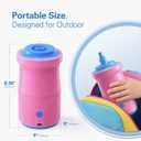 Denkee Balloon Pump Electric, Rechargeable Cordless Balloon Air Pump Portable for Long, Round and Foil Balloons, Electric Balloon Inflator Blower Machine for Decorations, Outdoor, Sports, Party