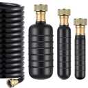Enhon Drain Bladder Kit, Drain Cleaning Bladder Fit 1" to 6" Drain Pipe, Drain Unclogging Kit with 10 ft 3/4" Retractable Patio Hose&Shut Off Valve&Brass Faucet Adapter, Professional Unclogging Set