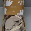 Baby Tula Free-to-Grow Linen Baby Carrier 7-45 lb, Adjustable Newborn to Toddler Carrier, Ergonomic Inward Front and Back Carry, Lightweight, Sand