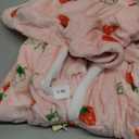 Redair Kids Wearable Blanket Hoodie Boys Girls Comfort Hooded Blanket Sweater with Pocket Cute Birthday Gifts Kids, 6-10 Years, Strawberry