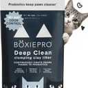 Boxie Probiotic Clumping Cat Litter 40+ Day Odor Control Dust Free 40 lb
Hard Flat Top clumps stay on top for fast scooping and less scrubbing; no added fragrance, fillers, or harsh chemicals