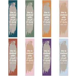 Christian Gifts for Women Faith 8 Pieces Bible Bookmarks Inspirational Gifts Religious Spiritual Gift Encouragement Motivational Gift for Women Mom Sister Grandma Best Friends Scripture Bookmark