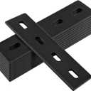 heneng 10 Pcs 6" x 1-1/2" Flat Mending Plate, Straight Repair Fixing Bracket, 8 Gauge