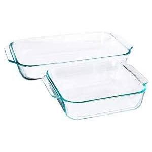 Pyrex Basics Clear Glass Baking Dishes - 1 Quart Square