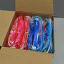 Hoteam Swim Goggles for Kids 4-9 Wide Vision Swimming Goggles Anti Fog Pool Goggles with Cases Boys Girls (24 Pairs)