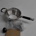 ExcelSteel Food Mill W/3 Grinding Sizes, 17" x 8.25" x 3.75", for Versatile Textures in Soups, Sauces, and Foods, Medium