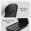 Belkin MagSafe Charger, Compatible 2-in-1 Charging Station, Qi2.2 25W Magnetic Wireless Charger iPhone, Foldable Stand, with 5W USB-C Port, for iPhone 17/16/15, Pixel 10, AirPods, 45W Adapter Included