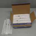 50 Pcs 1ml Syringes with Caps Oral Dispenser Individually Sterile Warpped for Medicine Dropper, Colostrum Collect Feeding Pets, Liquid